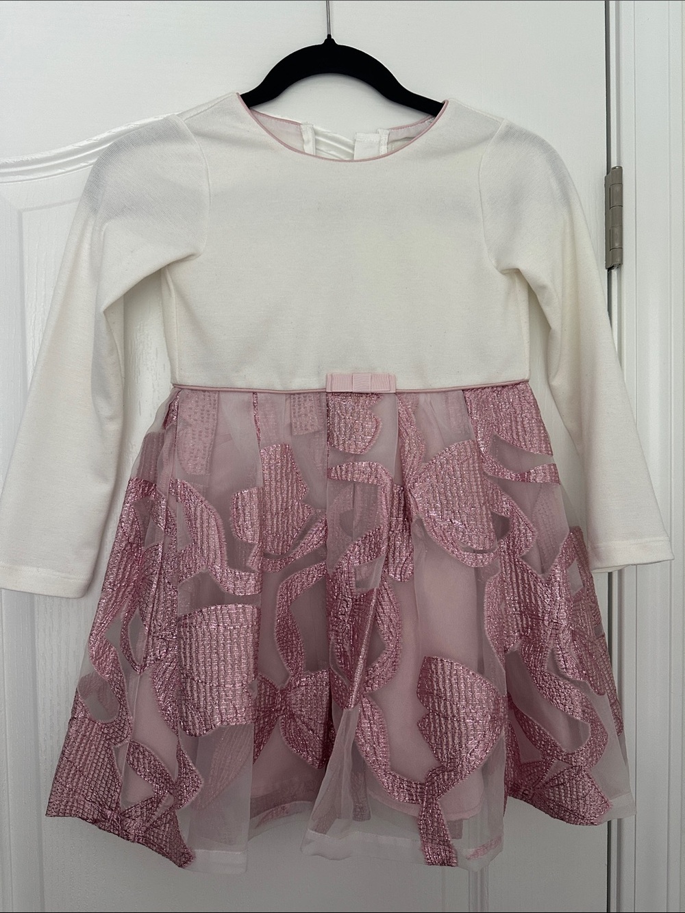 Ted Baker White and Dusty Pink Girls' Party Dress